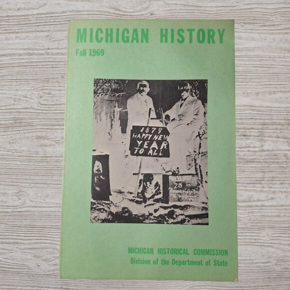 Michigan History Fall 1969 Book Historical Commission Department of State Green - Picture 1 of 11